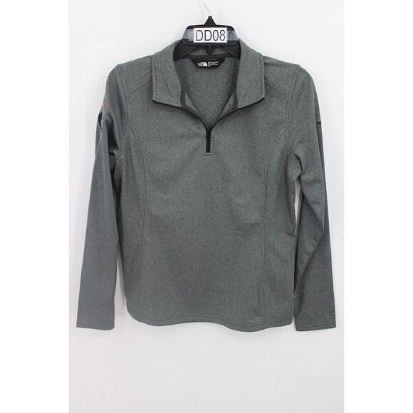 The North Face Cac Summit Club Womens Small Gray 1/4 Zip Pullover - Picture 1 of 7